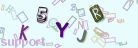This is a captcha-picture. It is used to prevent mass-access by robots. (see: www.captcha.net)