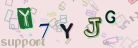 This is a captcha-picture. It is used to prevent mass-access by robots. (see: www.captcha.net)
